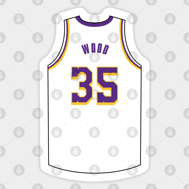 Christian Wood Jersey White Qiangy Sticker by qiangdade